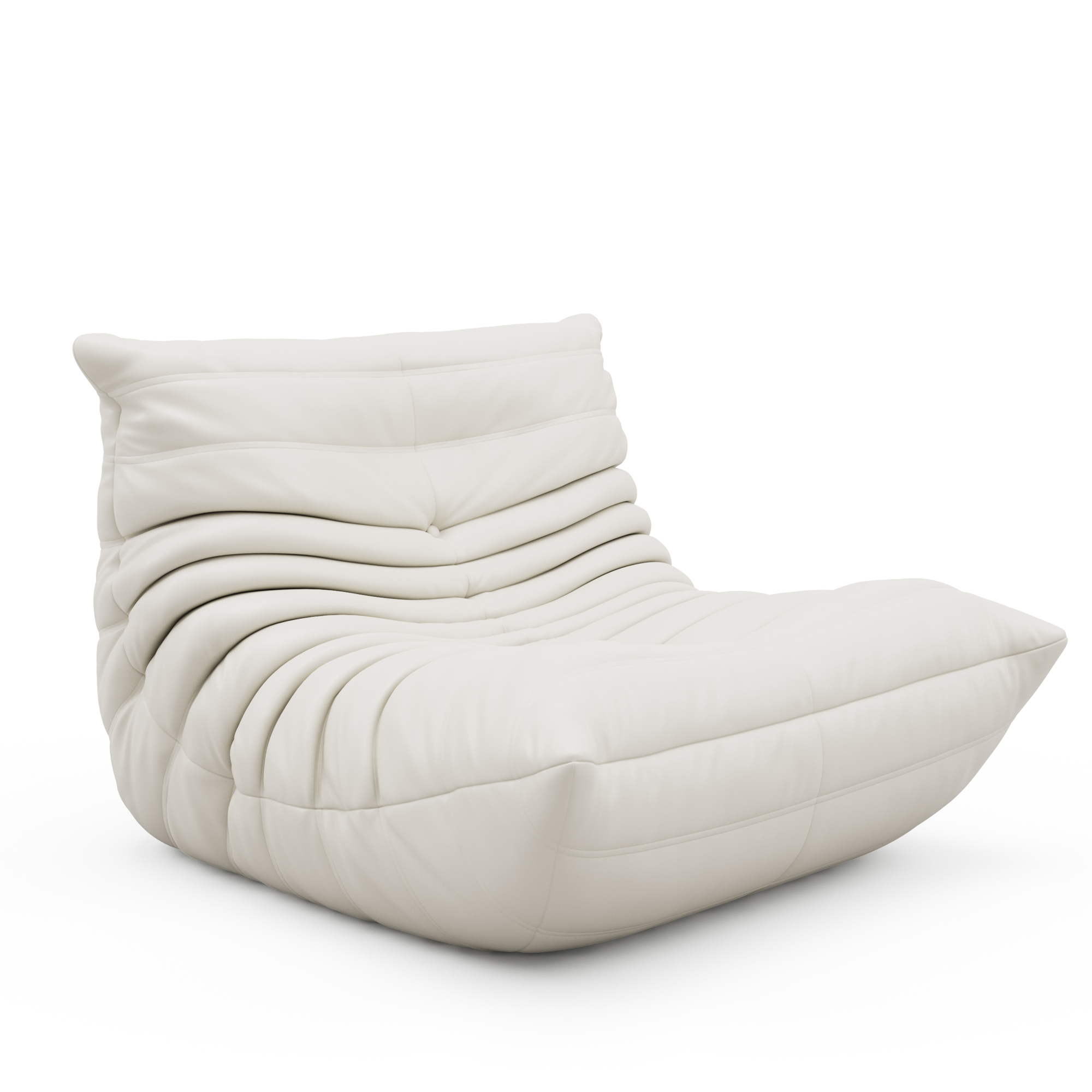 Michel Ducaroy Togo Sofa Chair, Vegan Suede, Bouclé or Vegan Leather