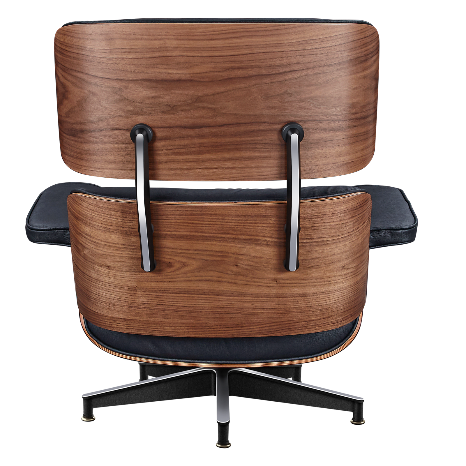 Charles and Ray Eames Lounge Chair, Full-Grain Leather, Aluminium, and Veneer