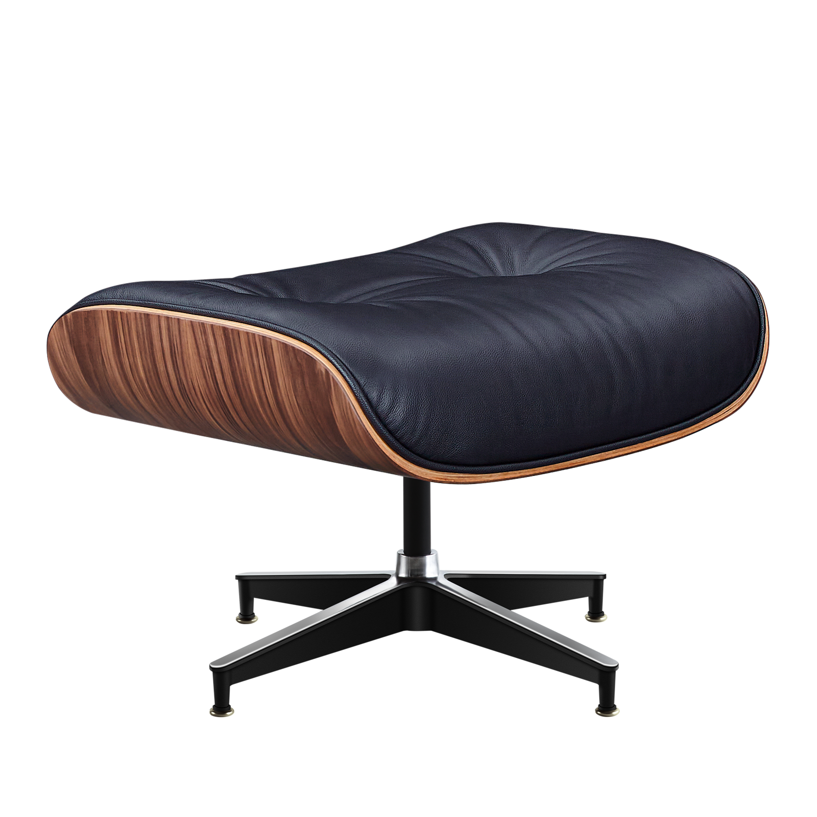 Charles and Ray Eames Lounge Chair, Full-Grain Leather, Aluminium, and Veneer