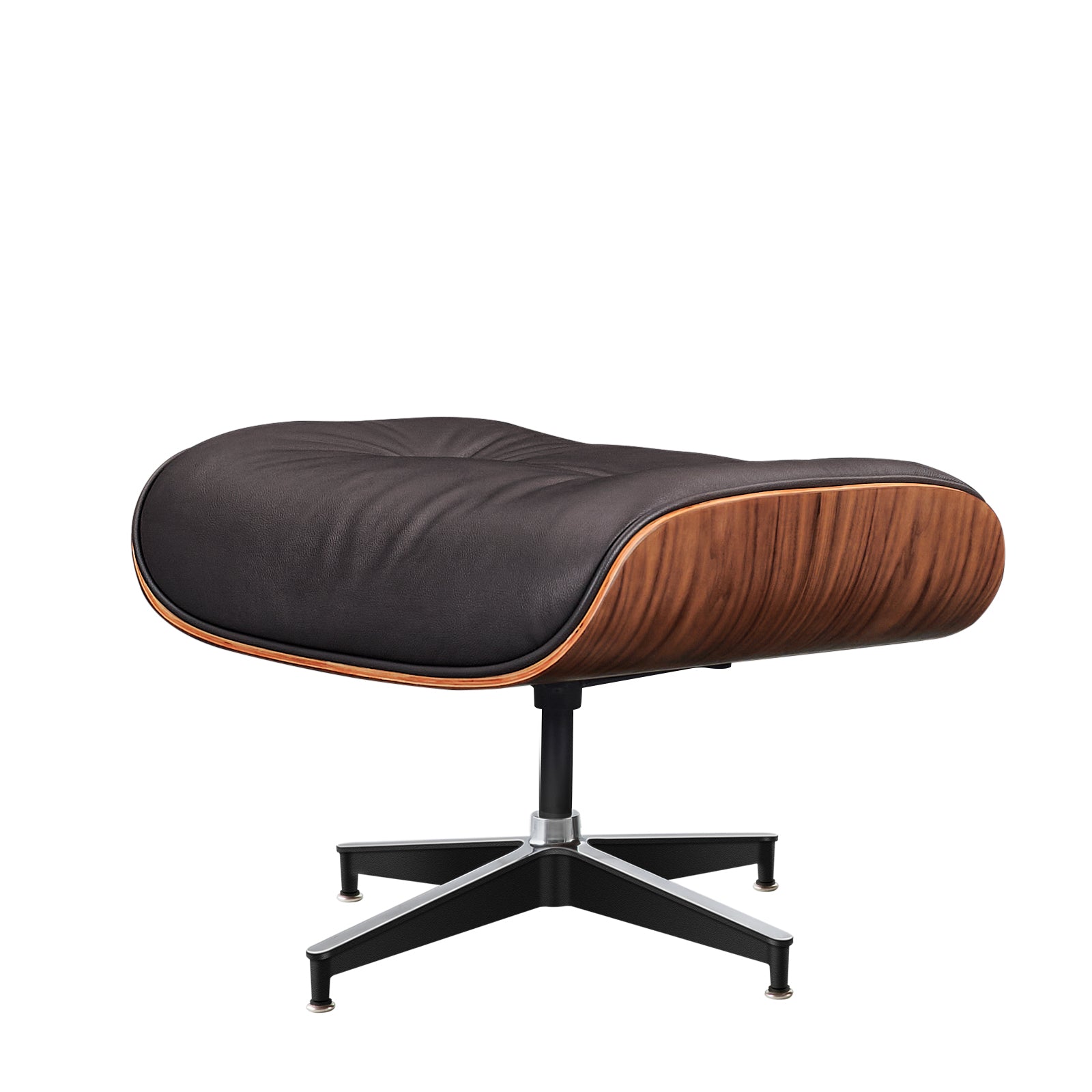 Charles and Ray Eames Lounge Chair, Full-Grain Leather, Aluminium, and Veneer