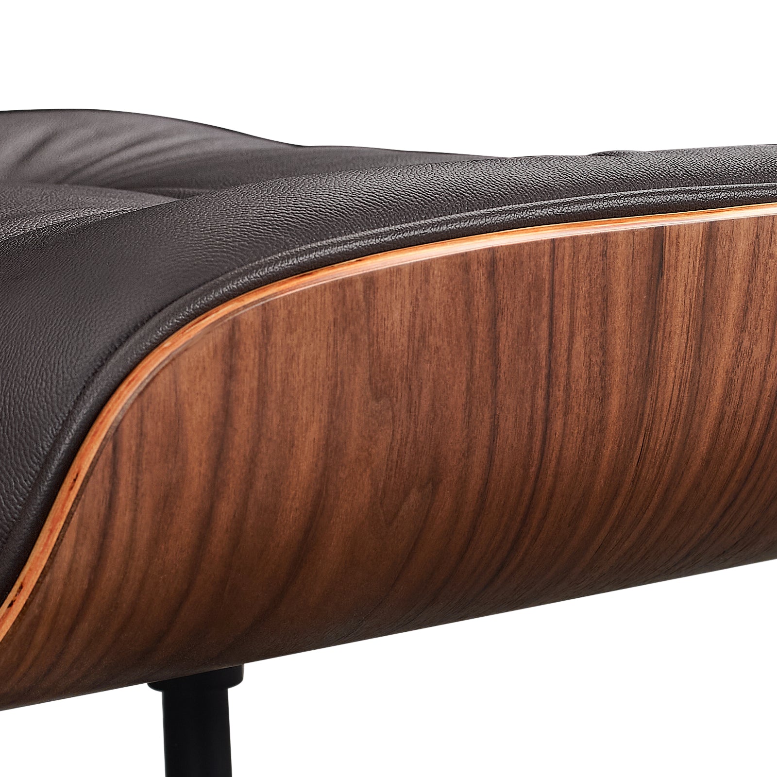 Charles and Ray Eames Lounge Chair, Full-Grain Leather, Aluminium, and Veneer