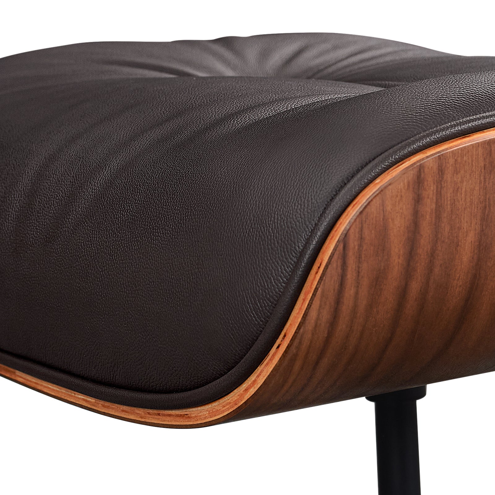 Charles and Ray Eames Lounge Chair, Full-Grain Leather, Aluminium, and Veneer