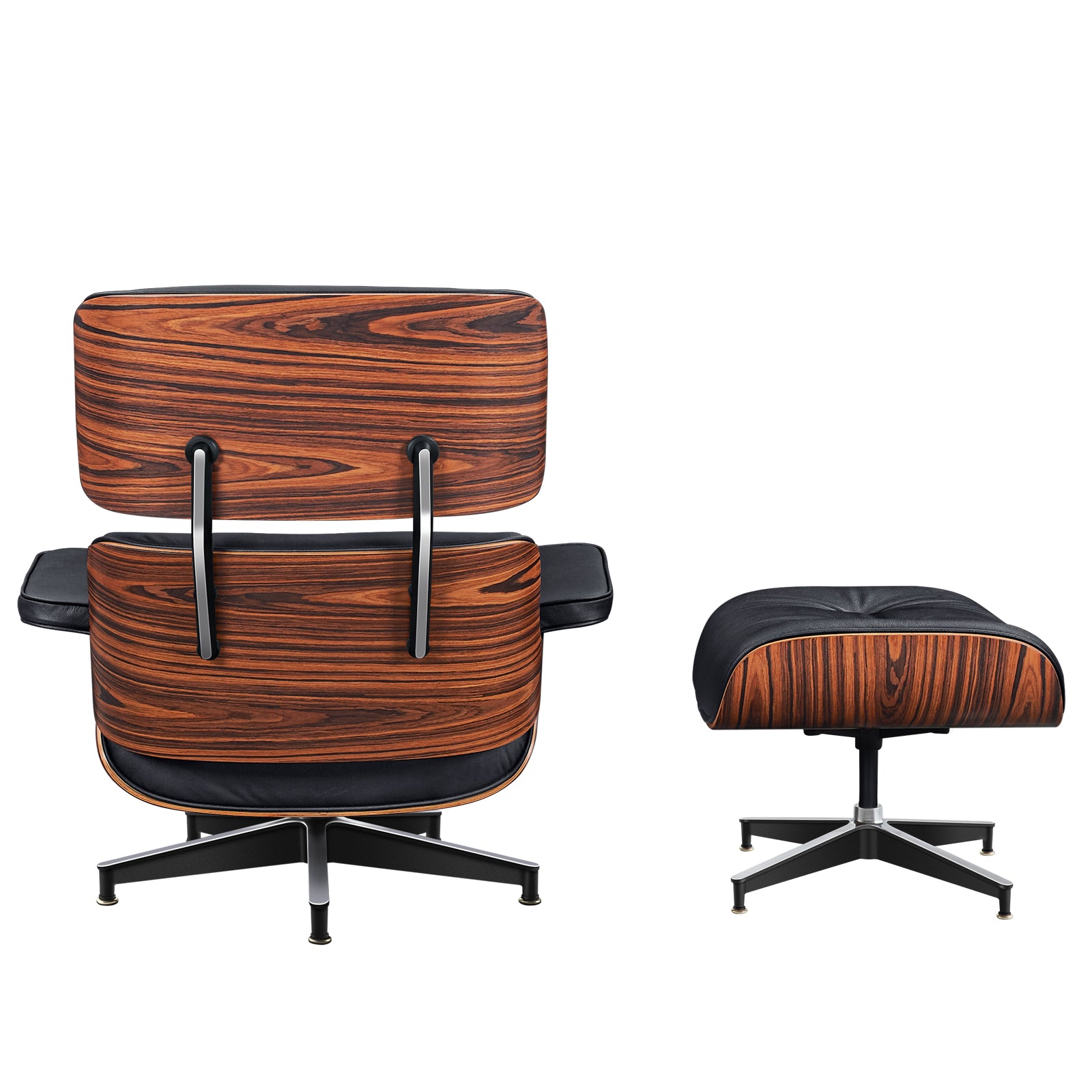 Charles and Ray Eames Lounge Chair, Full-Grain Leather, Aluminium, and Veneer