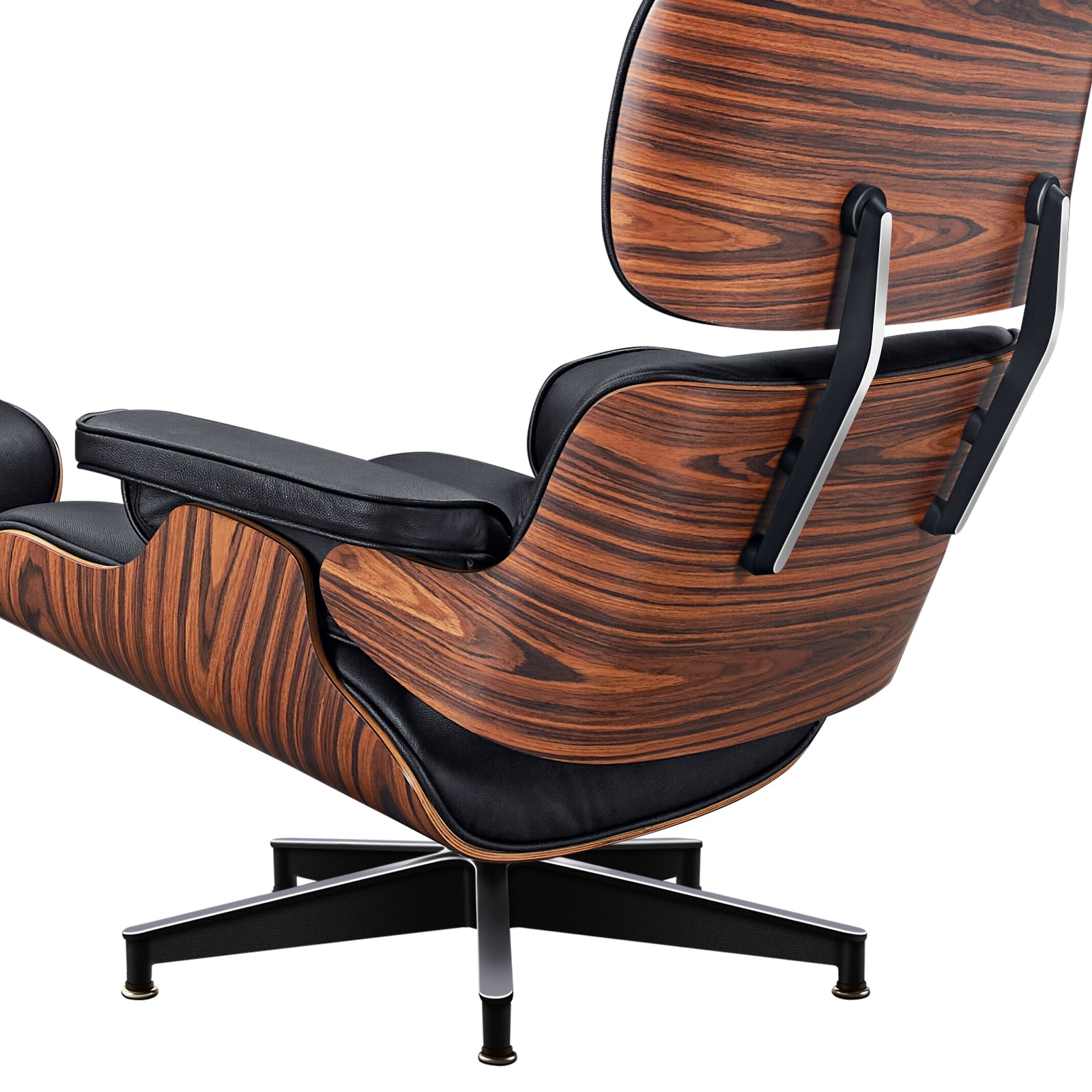 Charles and Ray Eames Lounge Chair, Full-Grain Leather, Aluminium, and Veneer