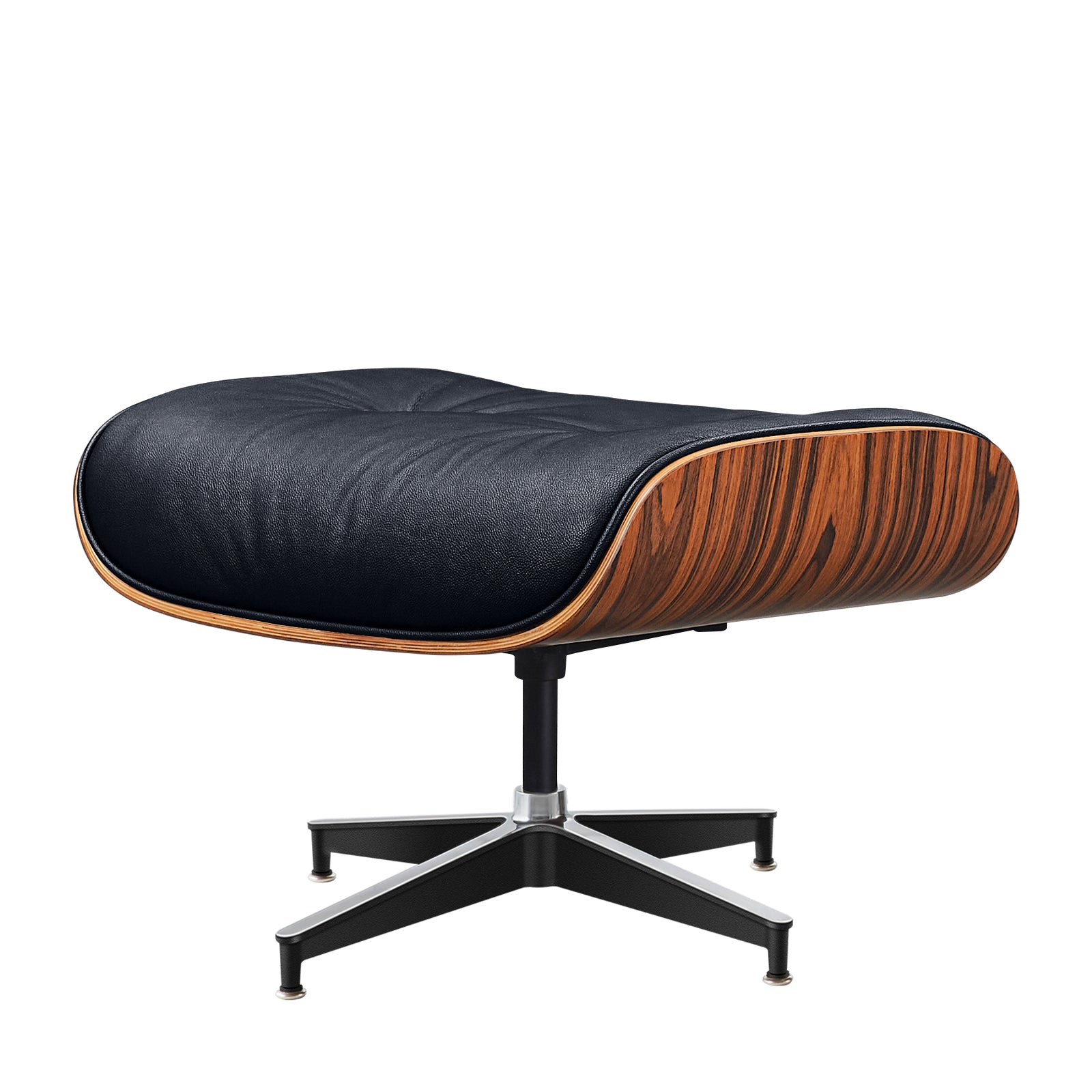 Charles and Ray Eames Lounge Chair, Full-Grain Leather, Aluminium, and Veneer