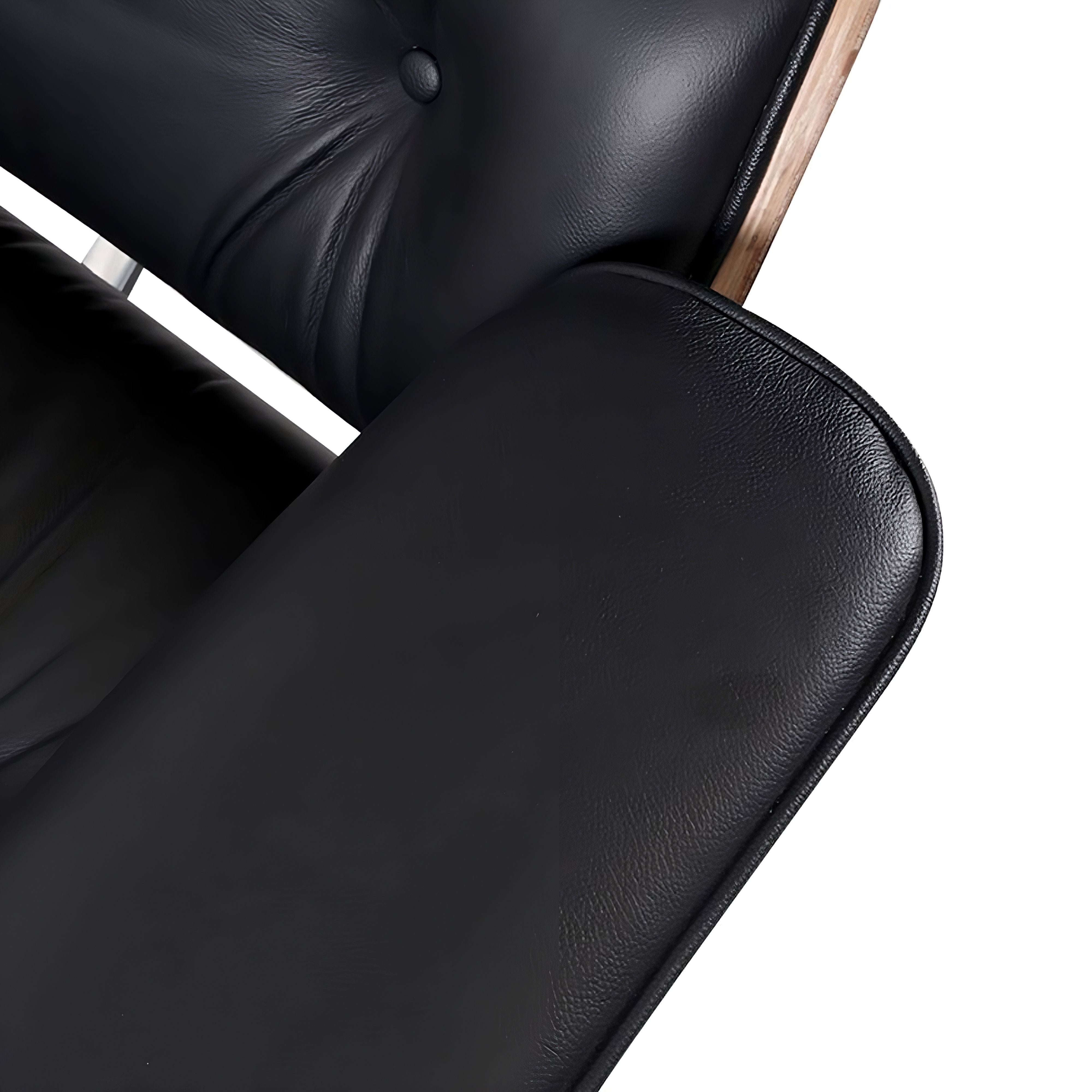 Charles and Ray Eames Lounge Chair, Full-Grain Leather, Aluminium, and Veneer