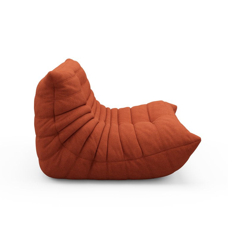 Michel Ducaroy Togo Sofa Chair, Vegan Suede, Bouclé or Vegan Leather