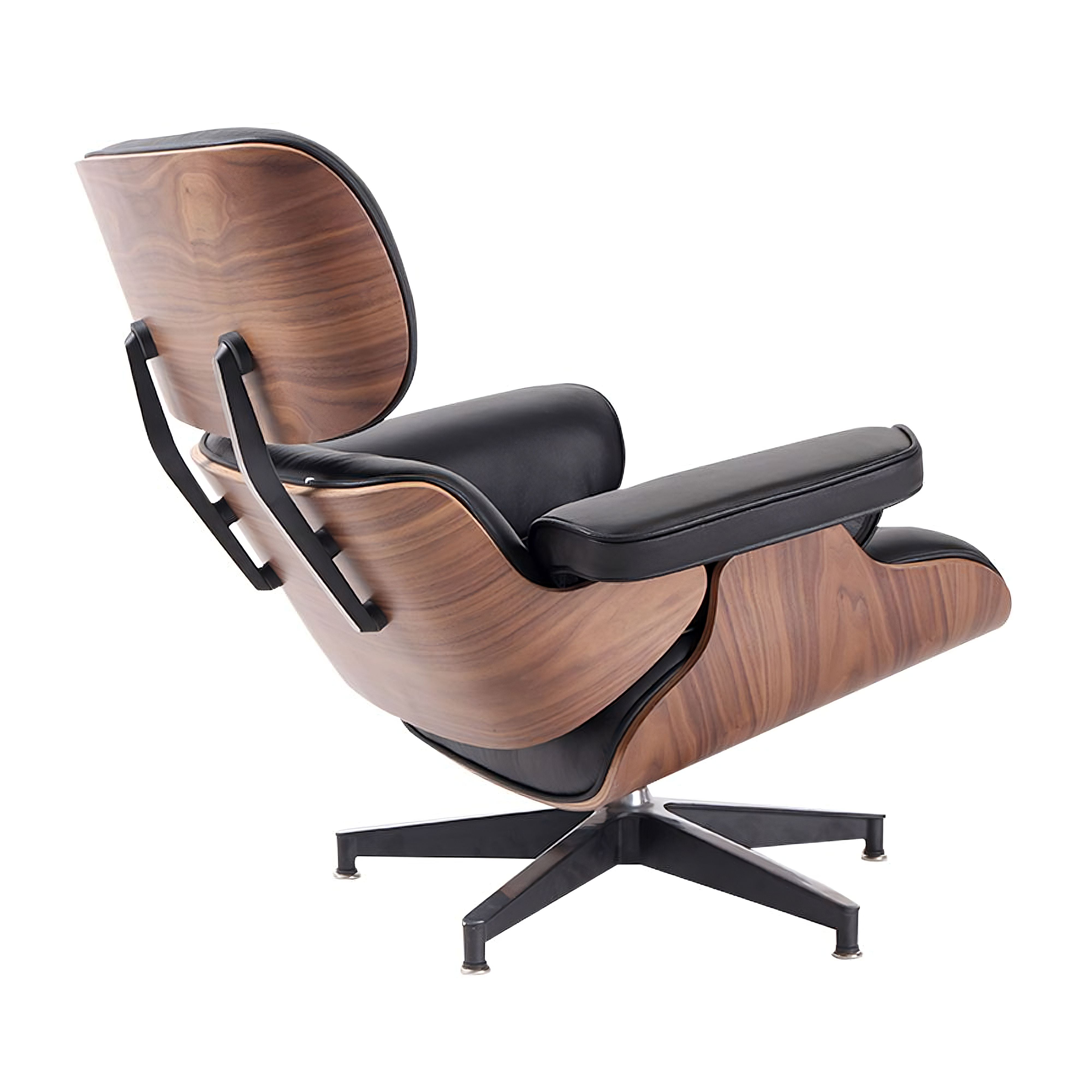 Charles and Ray Eames Lounge Chair, Full-Grain Leather, Aluminium, and Veneer