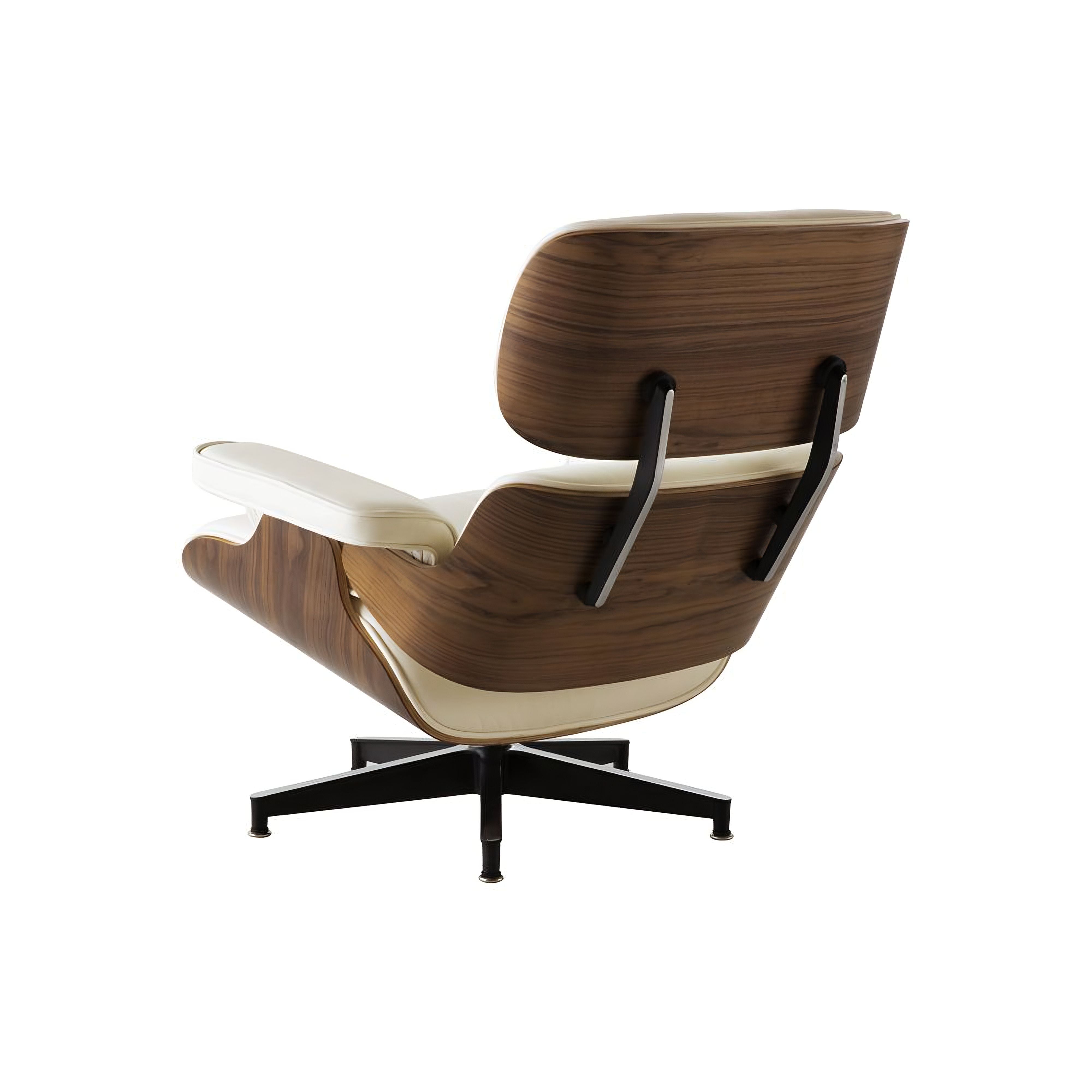 Charles and Ray Eames Lounge Chair, Full-Grain Leather, Aluminium, and Veneer