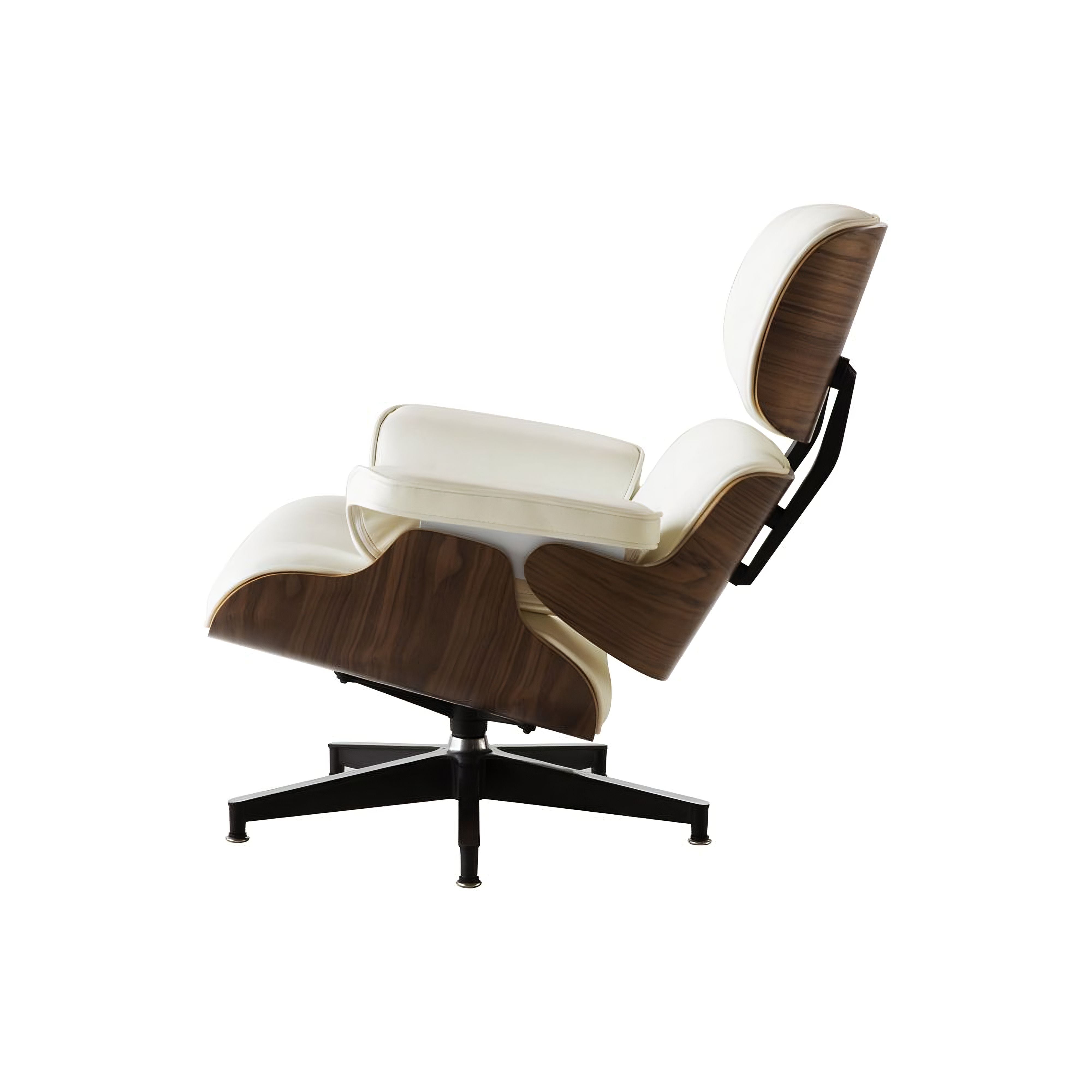 Charles and Ray Eames Lounge Chair, Full-Grain Leather, Aluminium, and Veneer