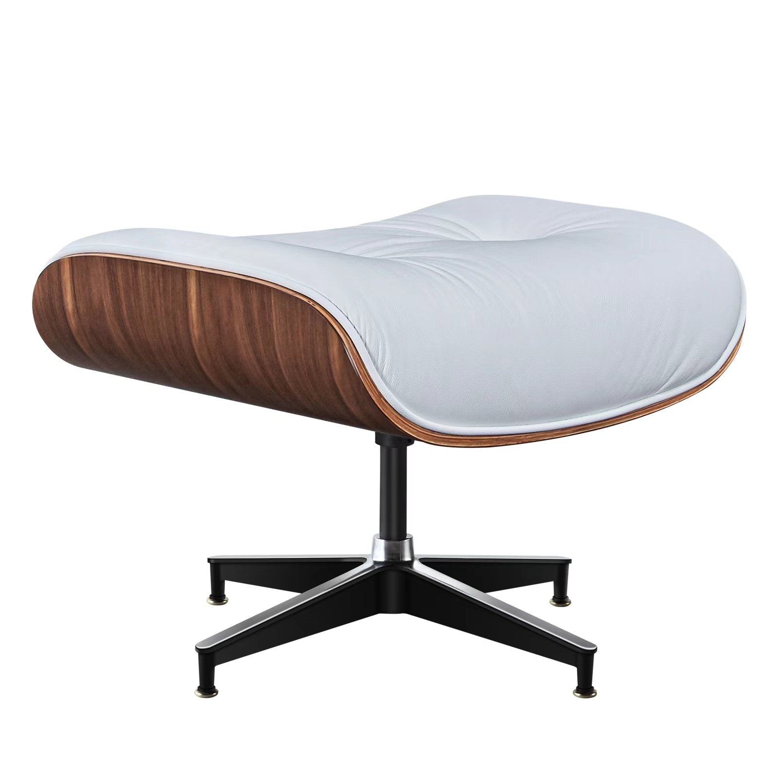 Charles and Ray Eames Lounge Chair, Full-Grain Leather, Aluminium, and Veneer