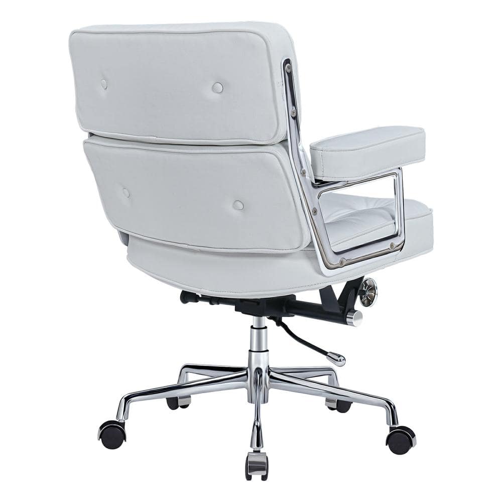 Charles and Ray Eames Time-Life Executive Office Chair, Full-Grain Leather and Steel