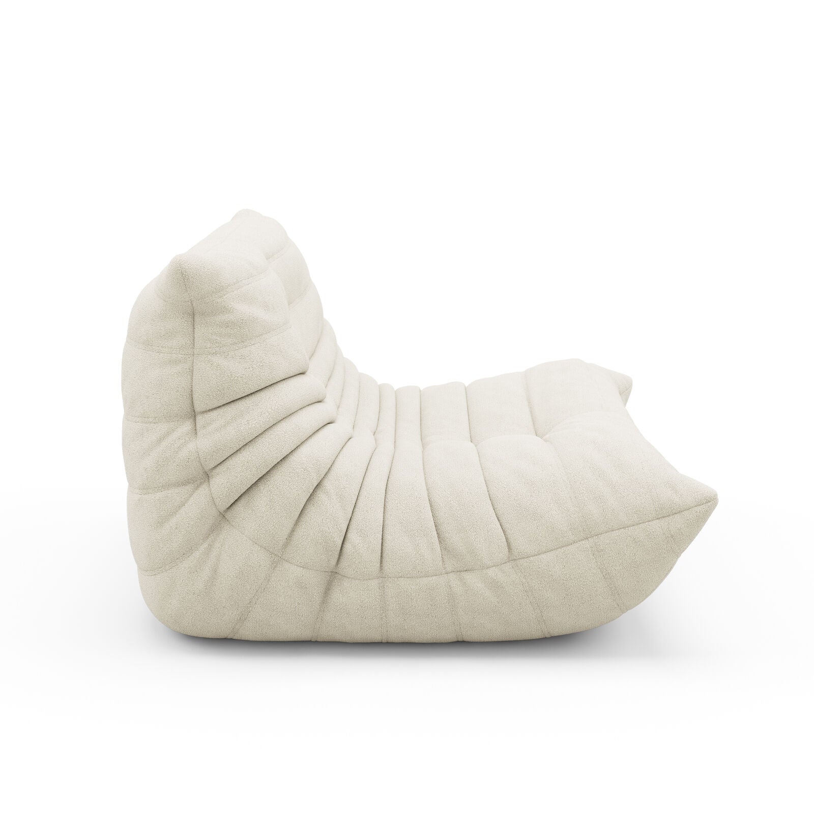 Michel Ducaroy Togo Sofa Chair, Vegan Suede, Bouclé or Vegan Leather