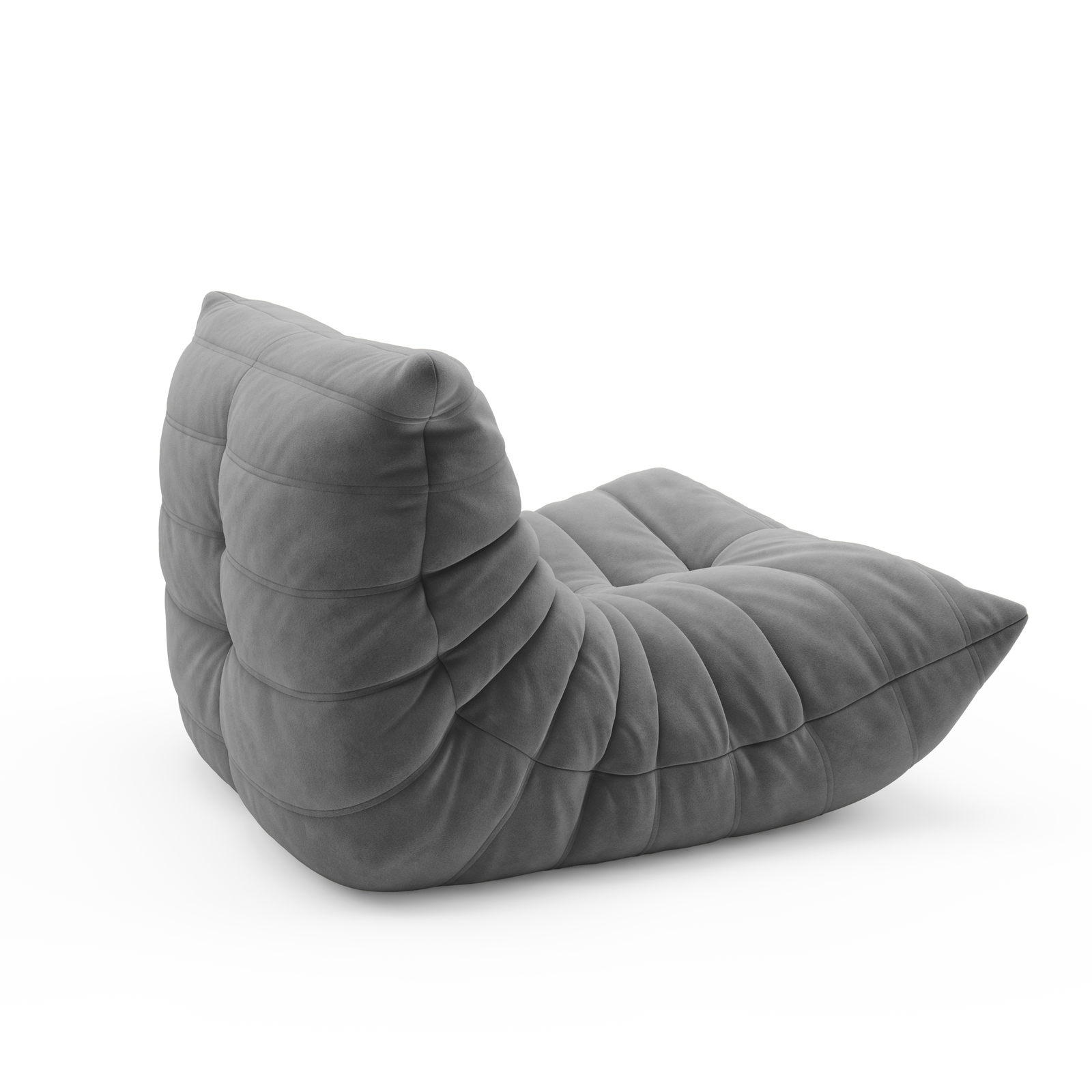 Michel Ducaroy Togo Sofa Chair, Vegan Suede, Bouclé or Vegan Leather