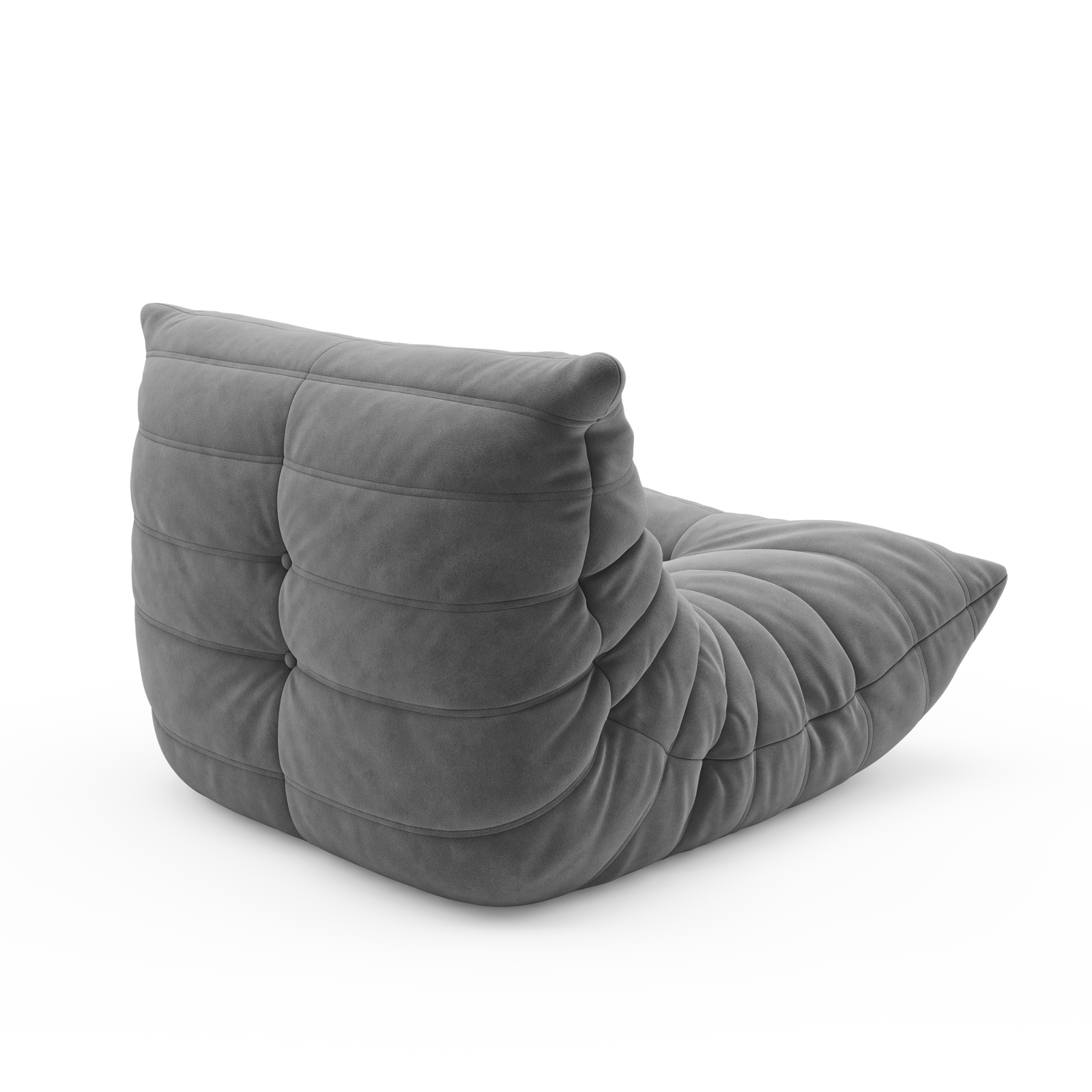 Michel Ducaroy Togo Sofa Chair, Vegan Suede, Bouclé or Vegan Leather