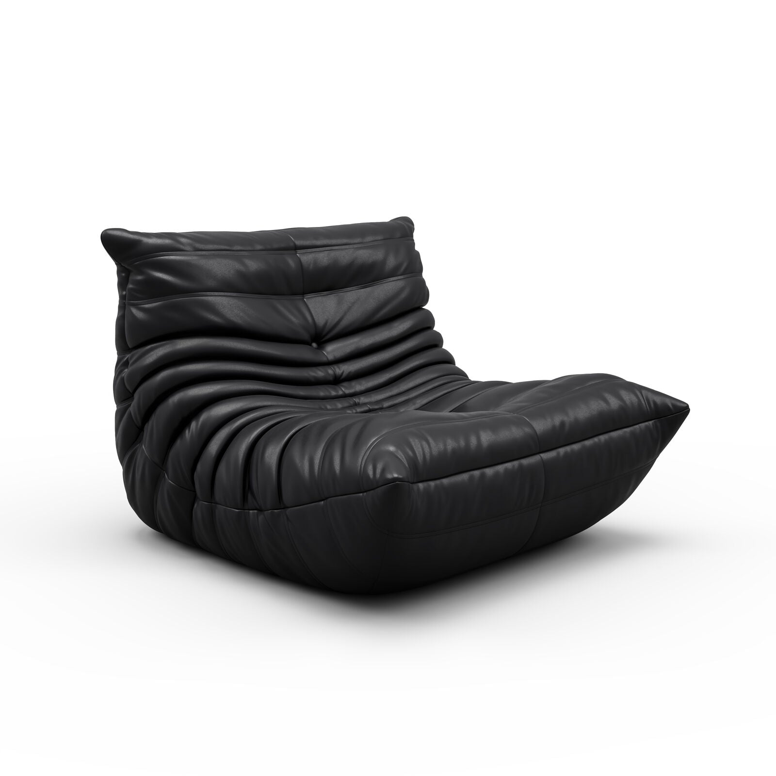 Michel Ducaroy Togo Sofa Chair, Vegan Suede, Bouclé or Vegan Leather