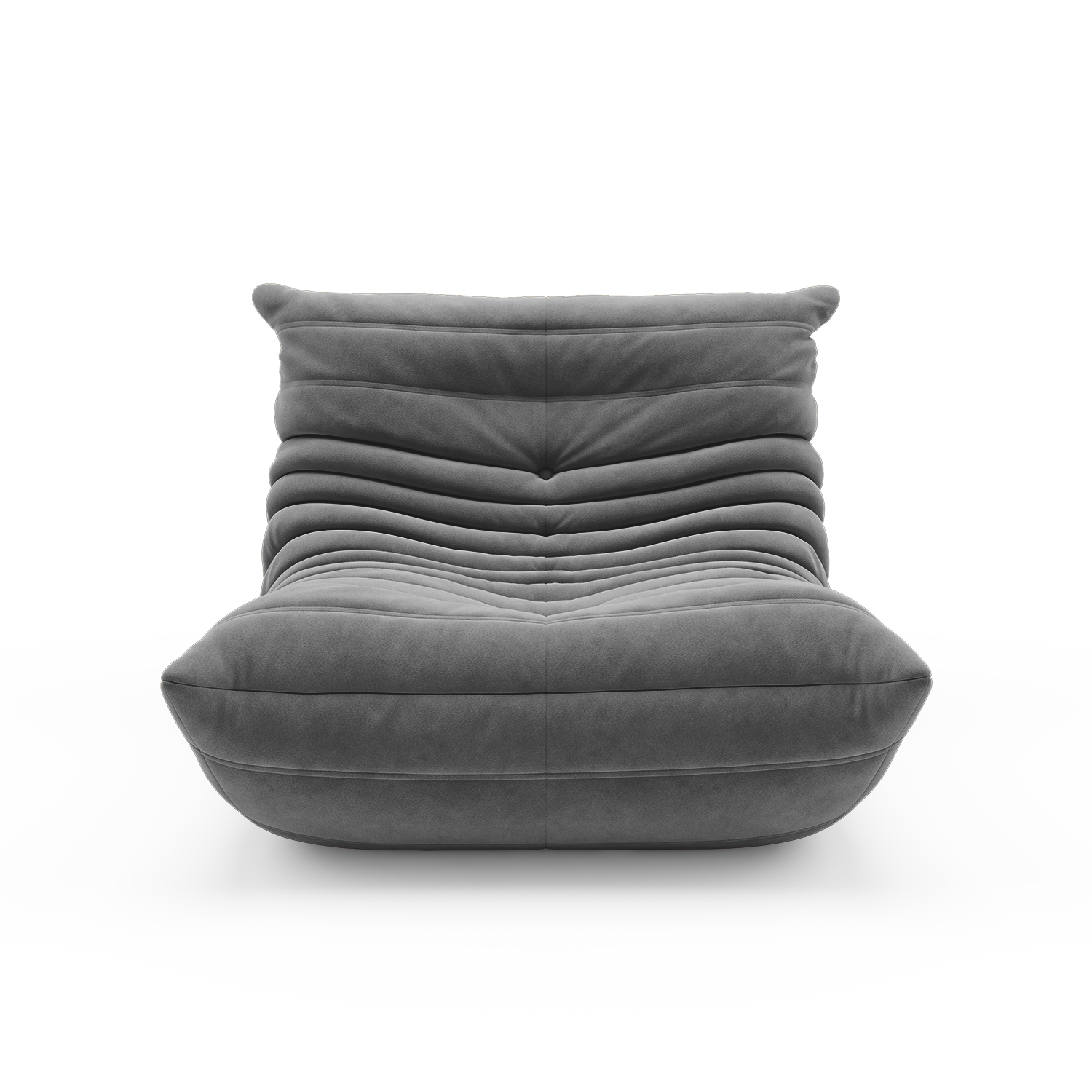 Michel Ducaroy Togo Sofa Chair, Vegan Suede, Bouclé or Vegan Leather