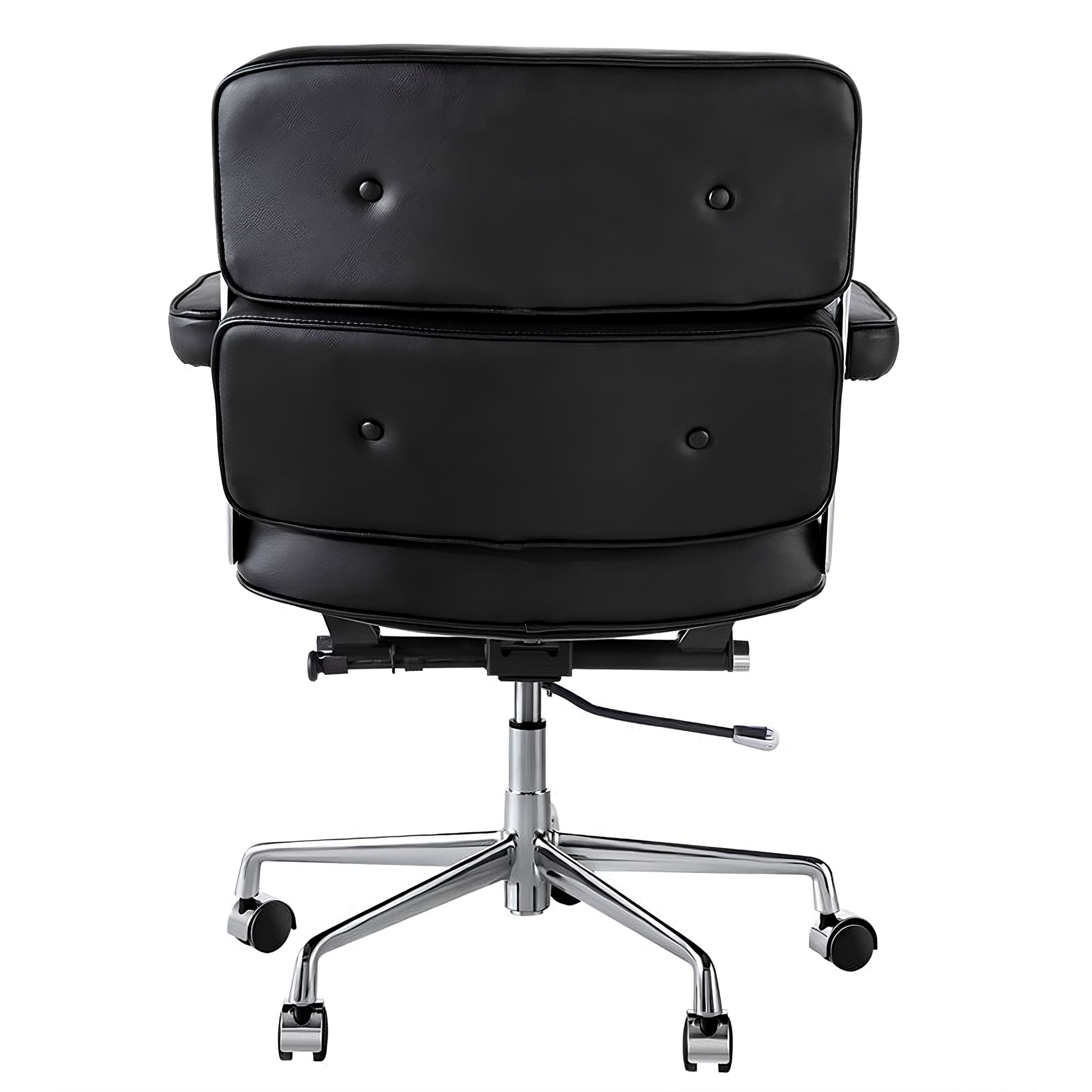 Charles and Ray Eames Time-Life Executive Office Chair, Full-Grain Leather and Steel