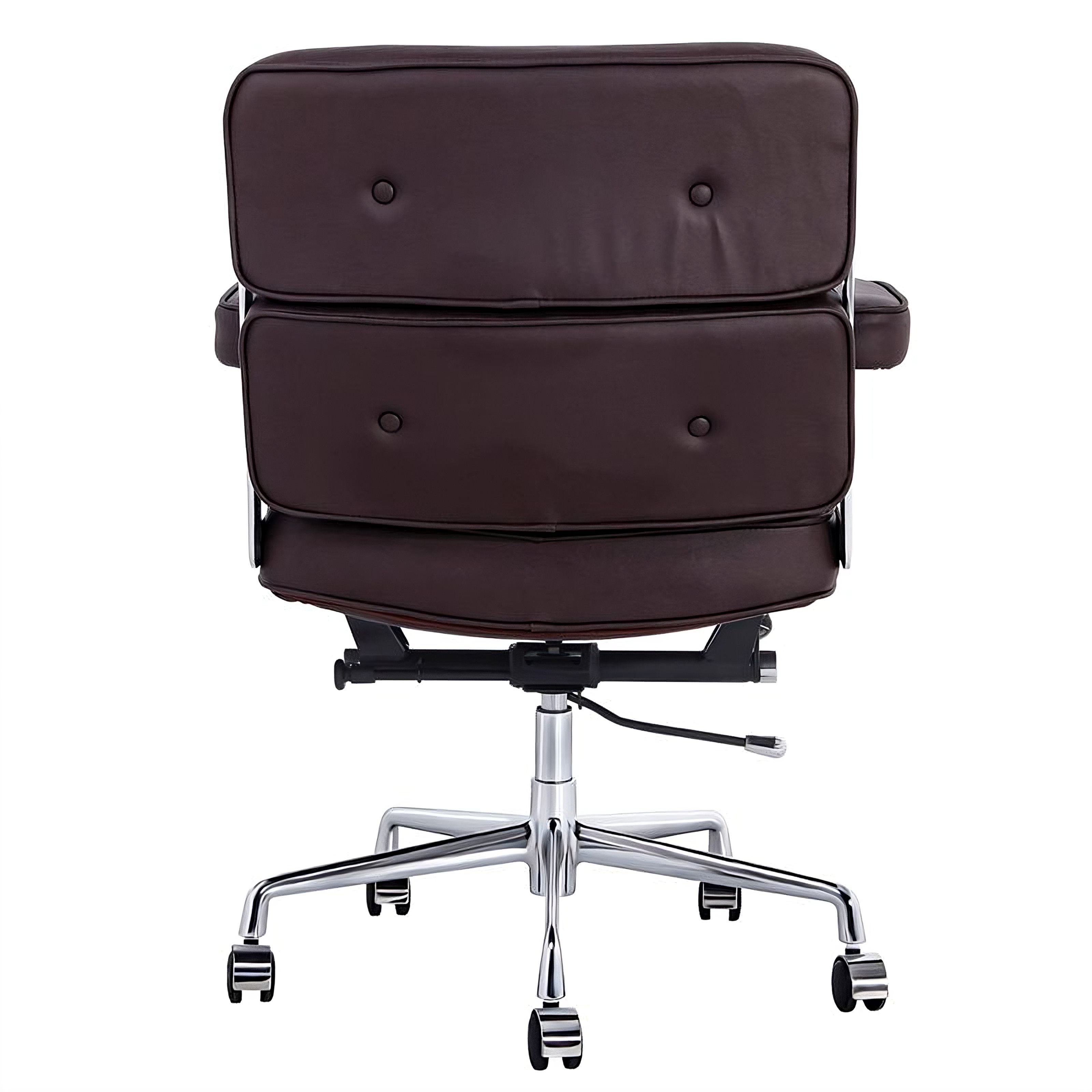 Charles and Ray Eames Time-Life Executive Office Chair, Full-Grain Leather and Steel